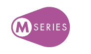 M Series logo for solar panels by Maxeon, highlighting advanced solar technology and high-efficiency energy solutions.